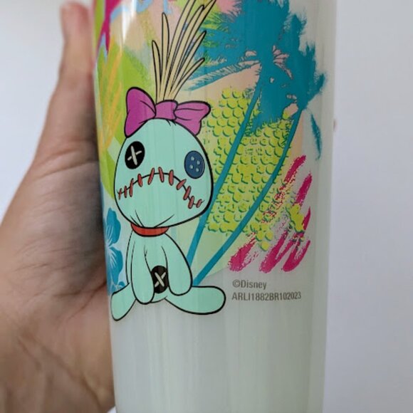Disney Lilo and Stitch Scrump Color Changing Plastic Tumbler with Straw - Picture 4 of 4